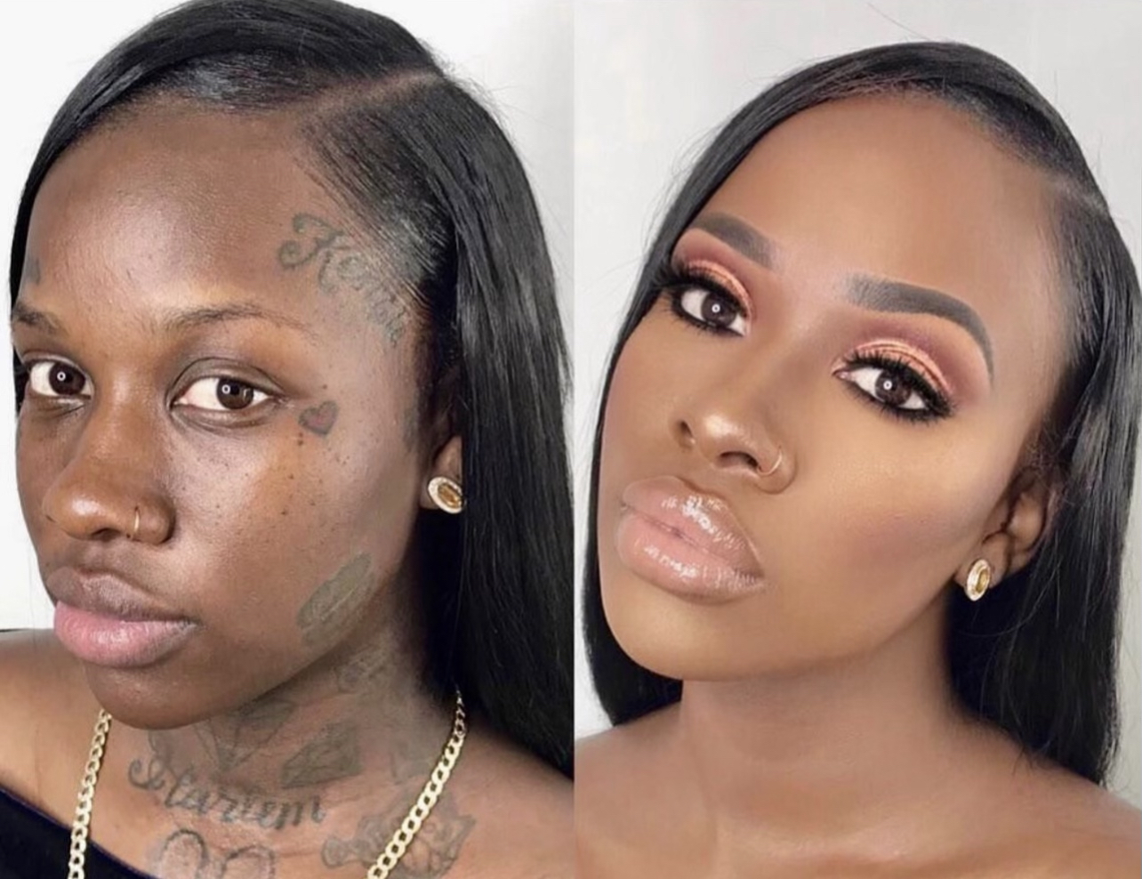 Star Bahati makeup work