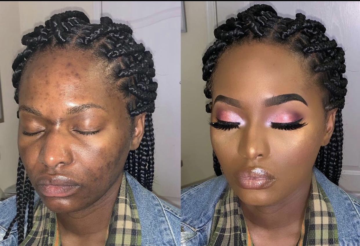 Star Bahati makeup work