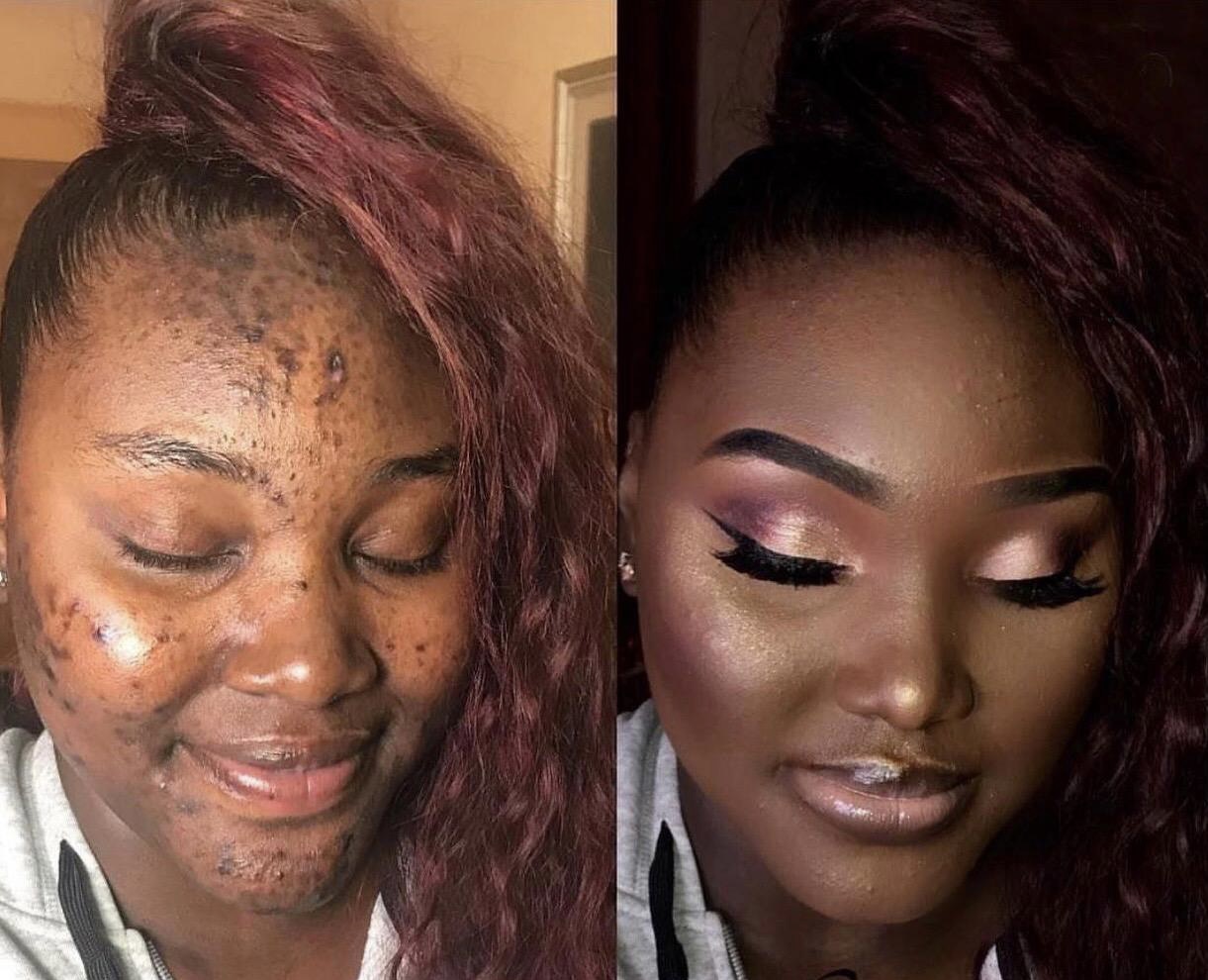 Star Bahati makeup work